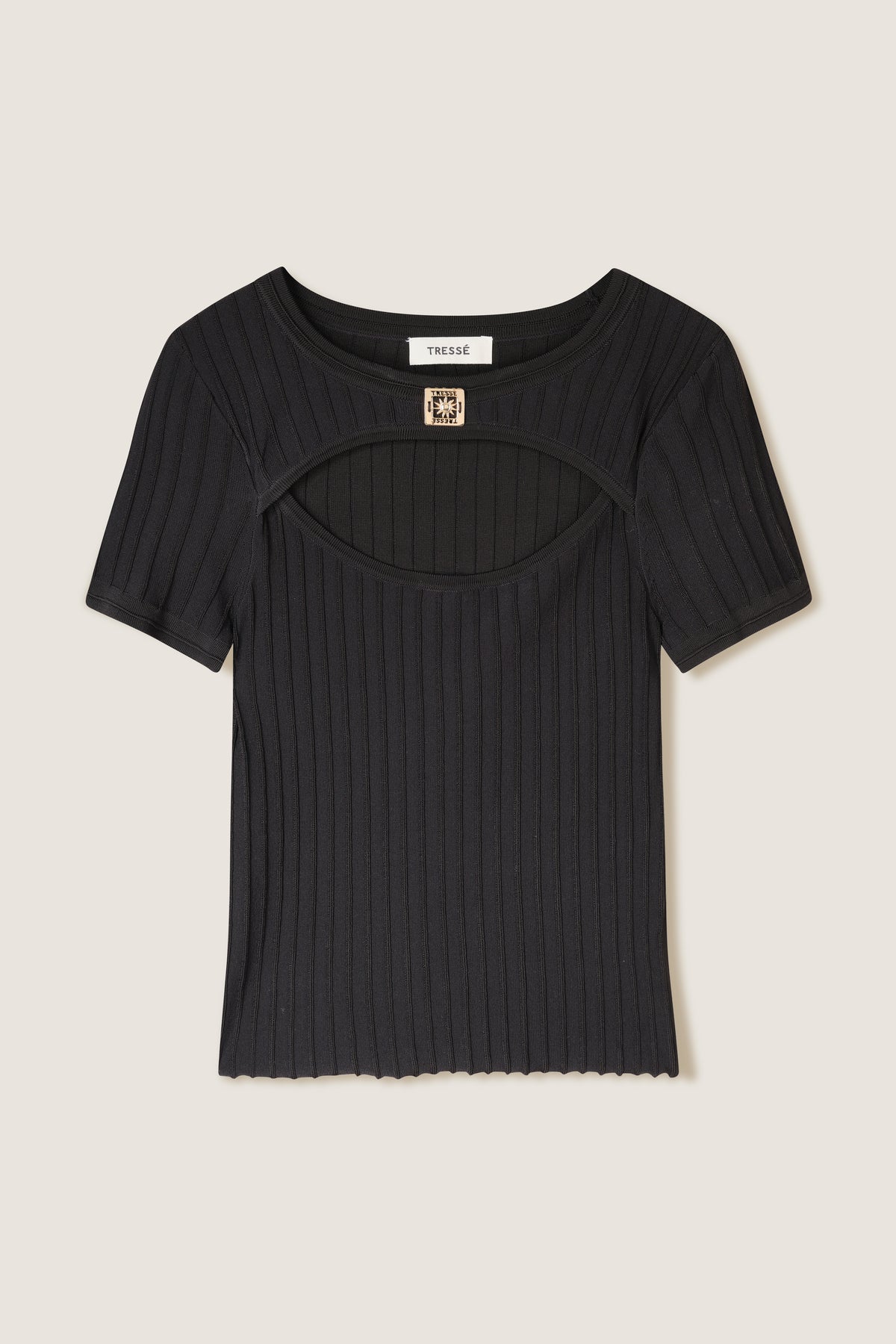 Top en maille ajusté