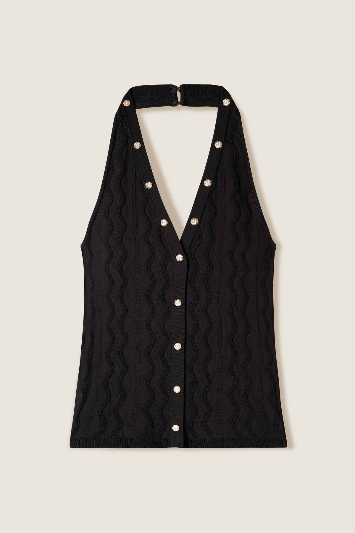 Top dos nu en maille