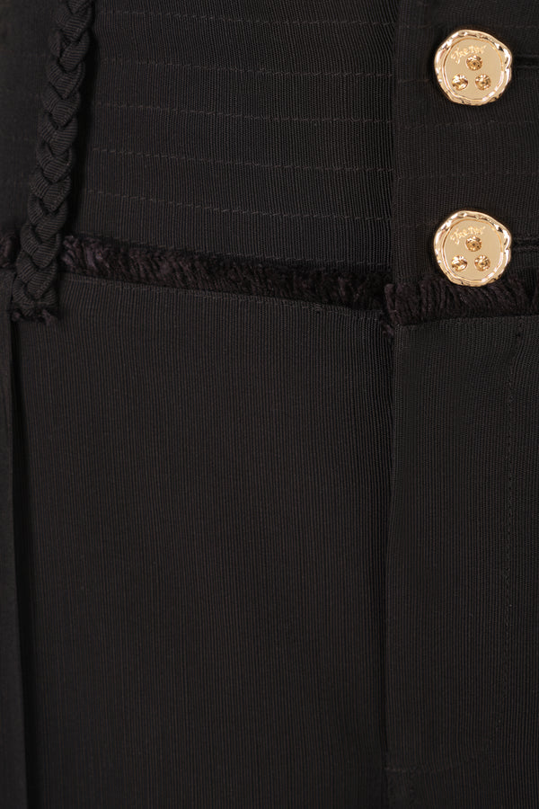 High waisted tailored pants