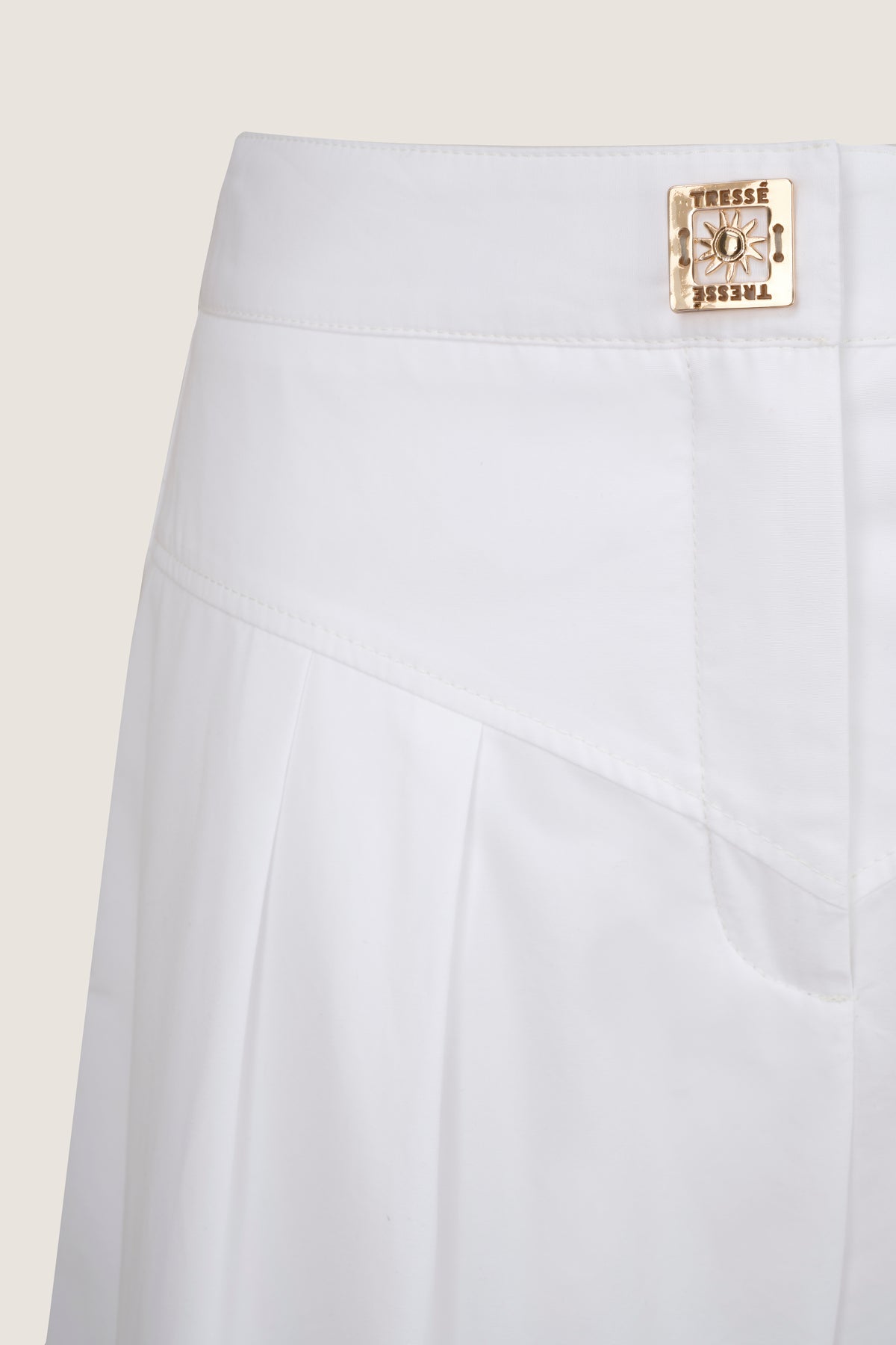 Poplin balloon trousers