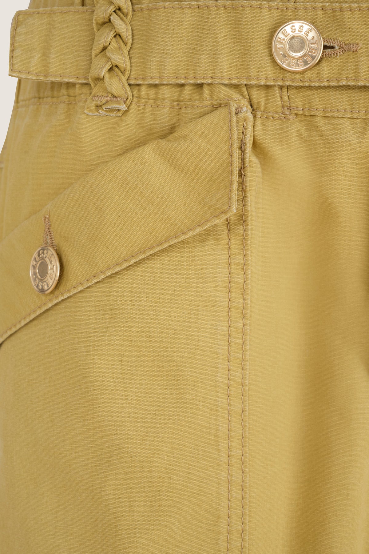 Pantalon à cheville élastiquée