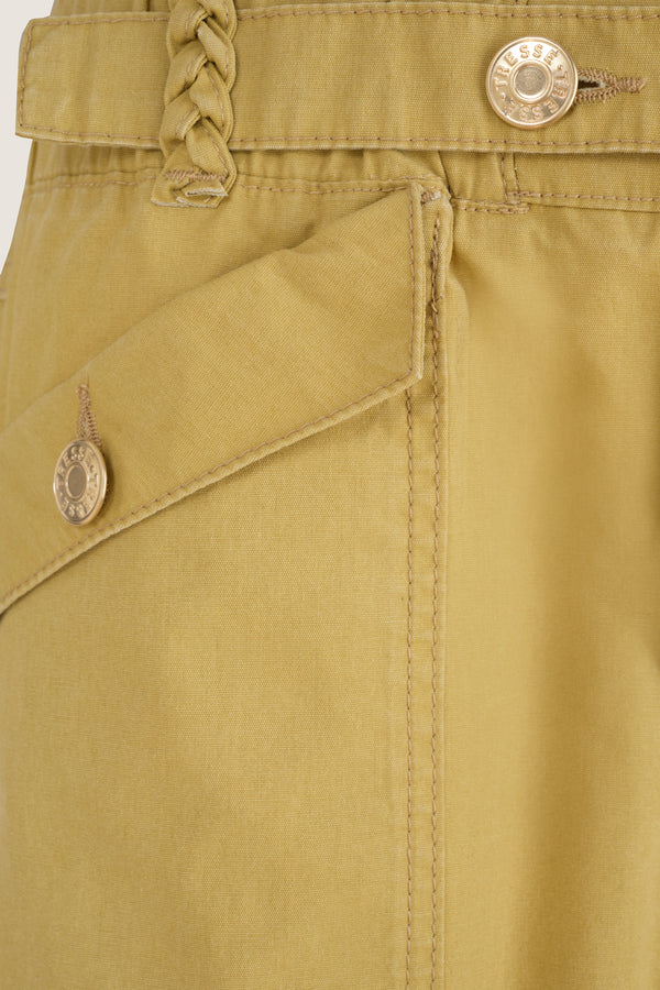 Pantalon à cheville élastiquée