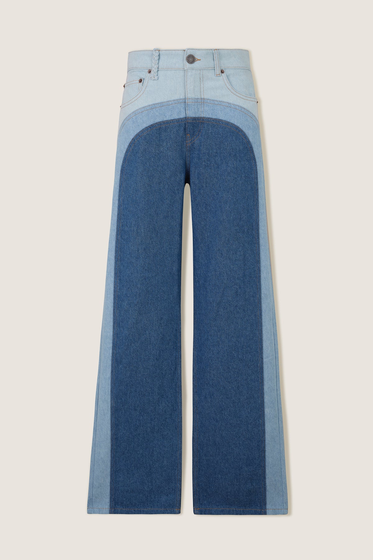 Denim tricolore