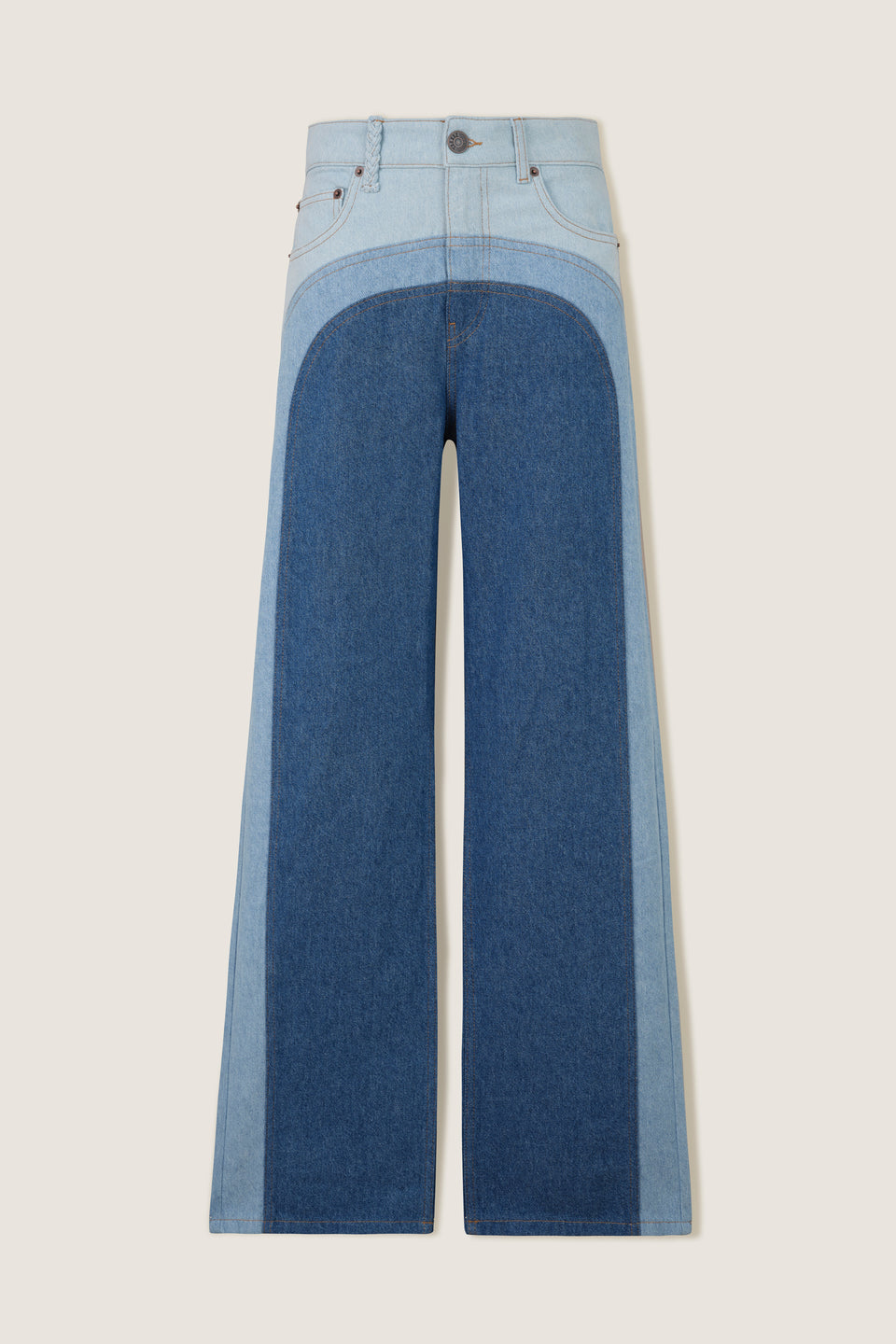 Denim tricolore
