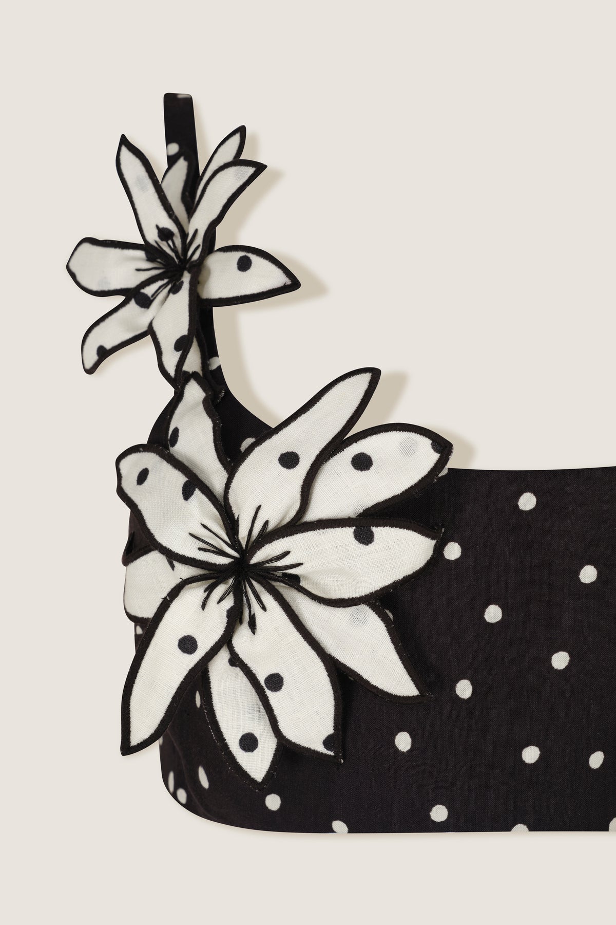 Robe longue à pois