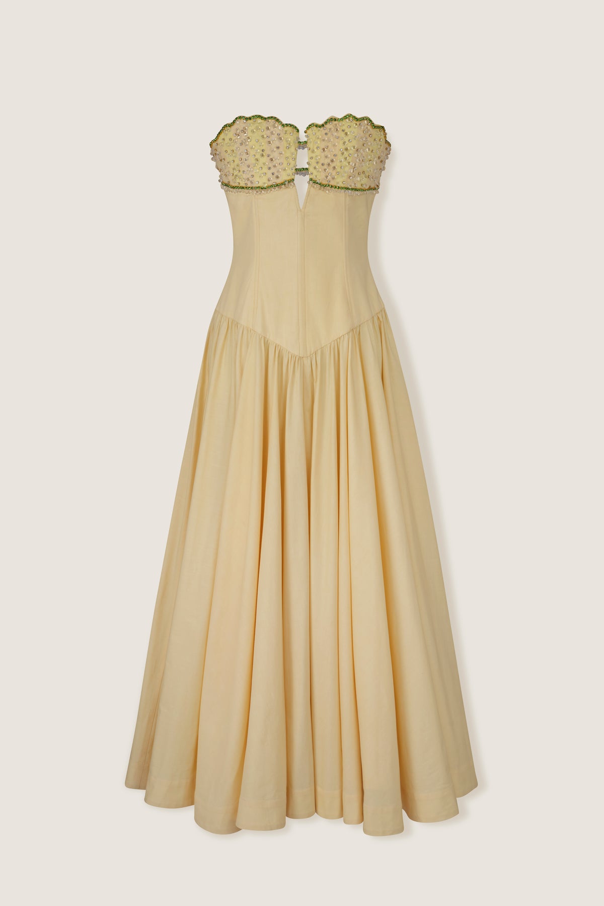 Robe longue bustier