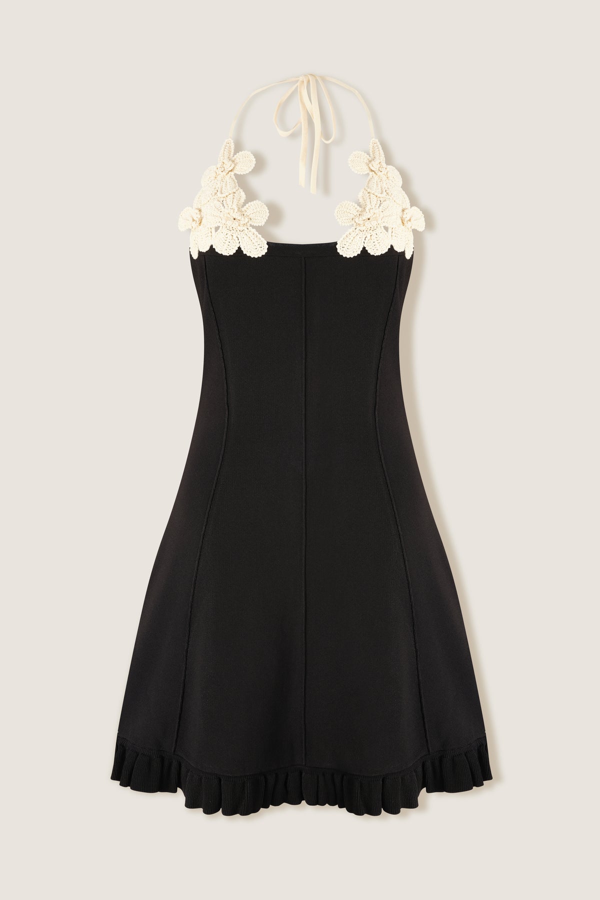 Robe en maille à nouer
