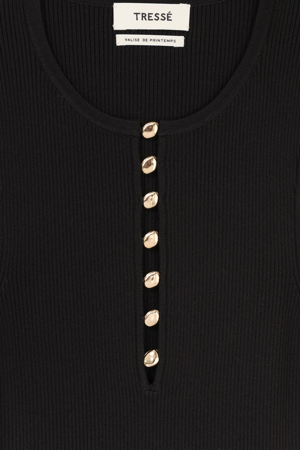 Robe longue bi matière