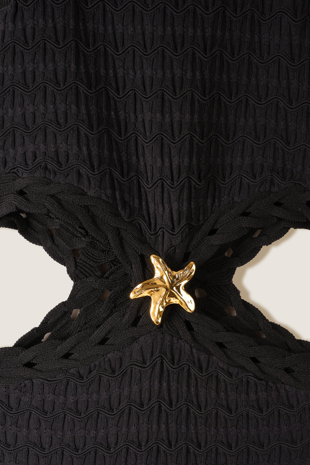 Long dress with gold star