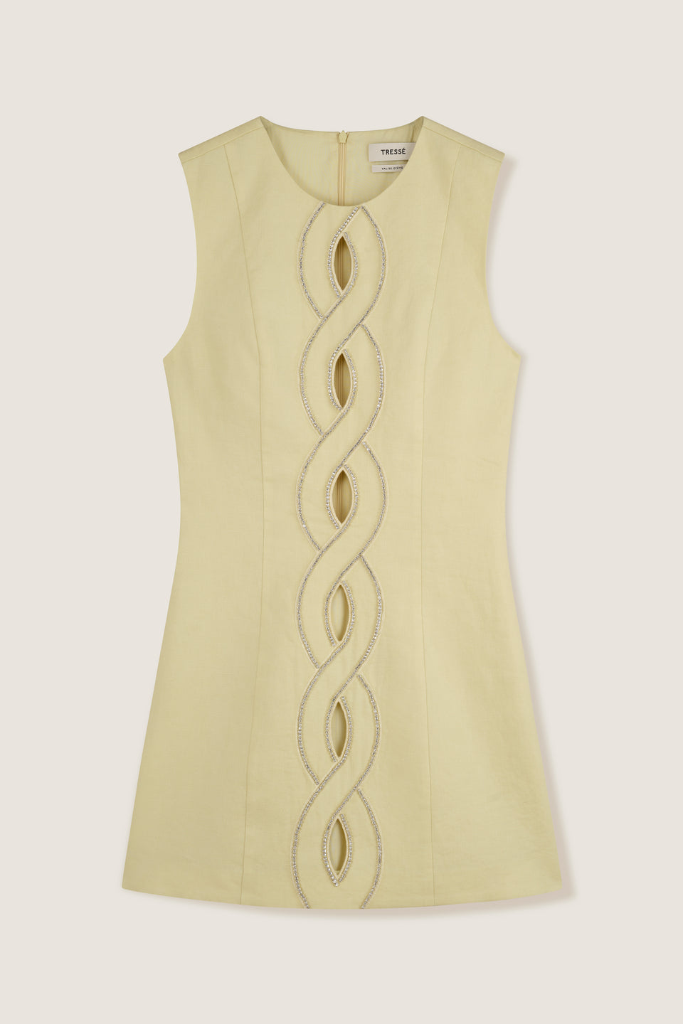 Robe courte à tresse