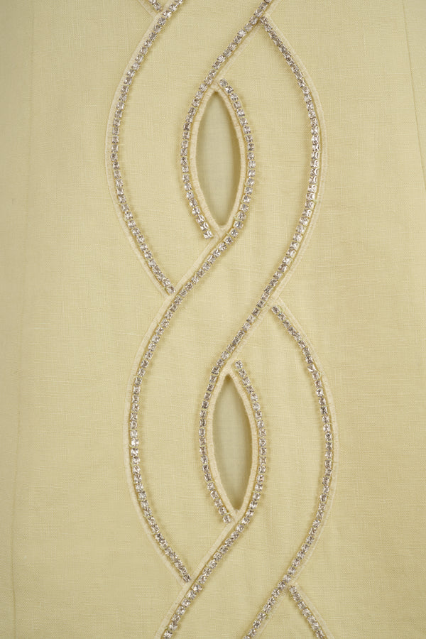 Robe courte à tresse