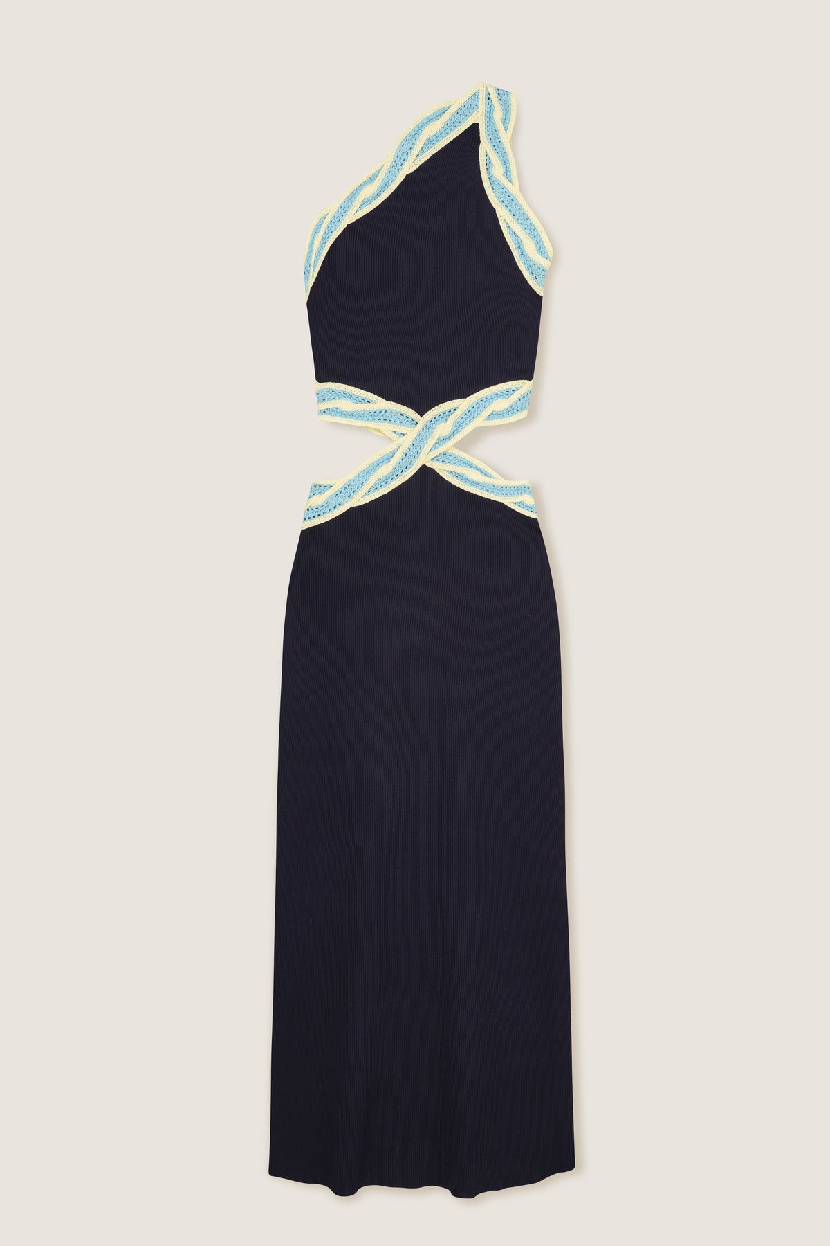Robe longue à épaule dénudée