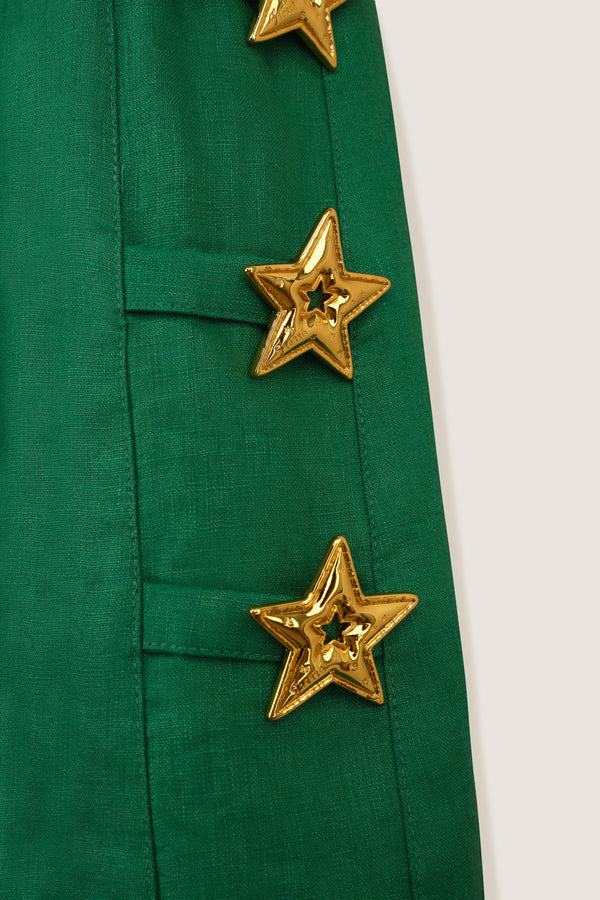 Robe courte à étoiles