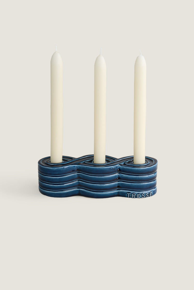 Bougeoir en forme de tresse