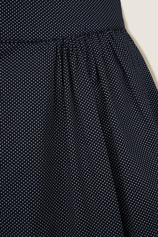 Short court à fronces