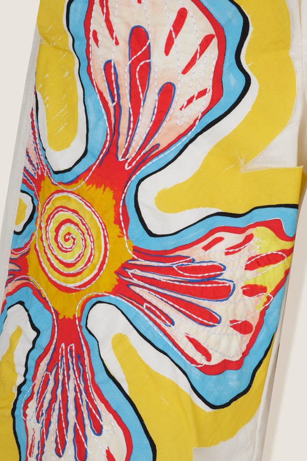 Bermuda à ceinture laçage