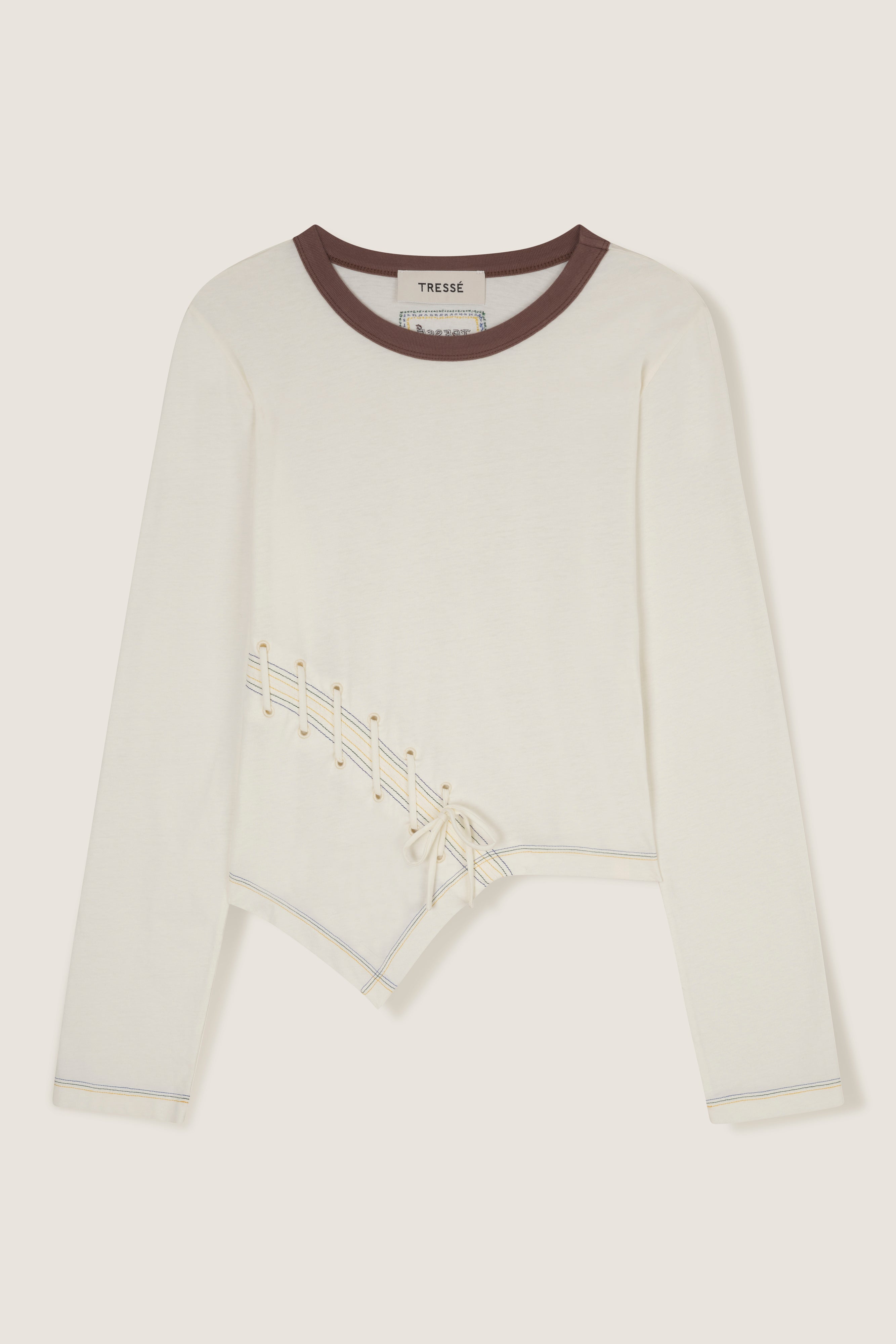 Lace-up T-shirt