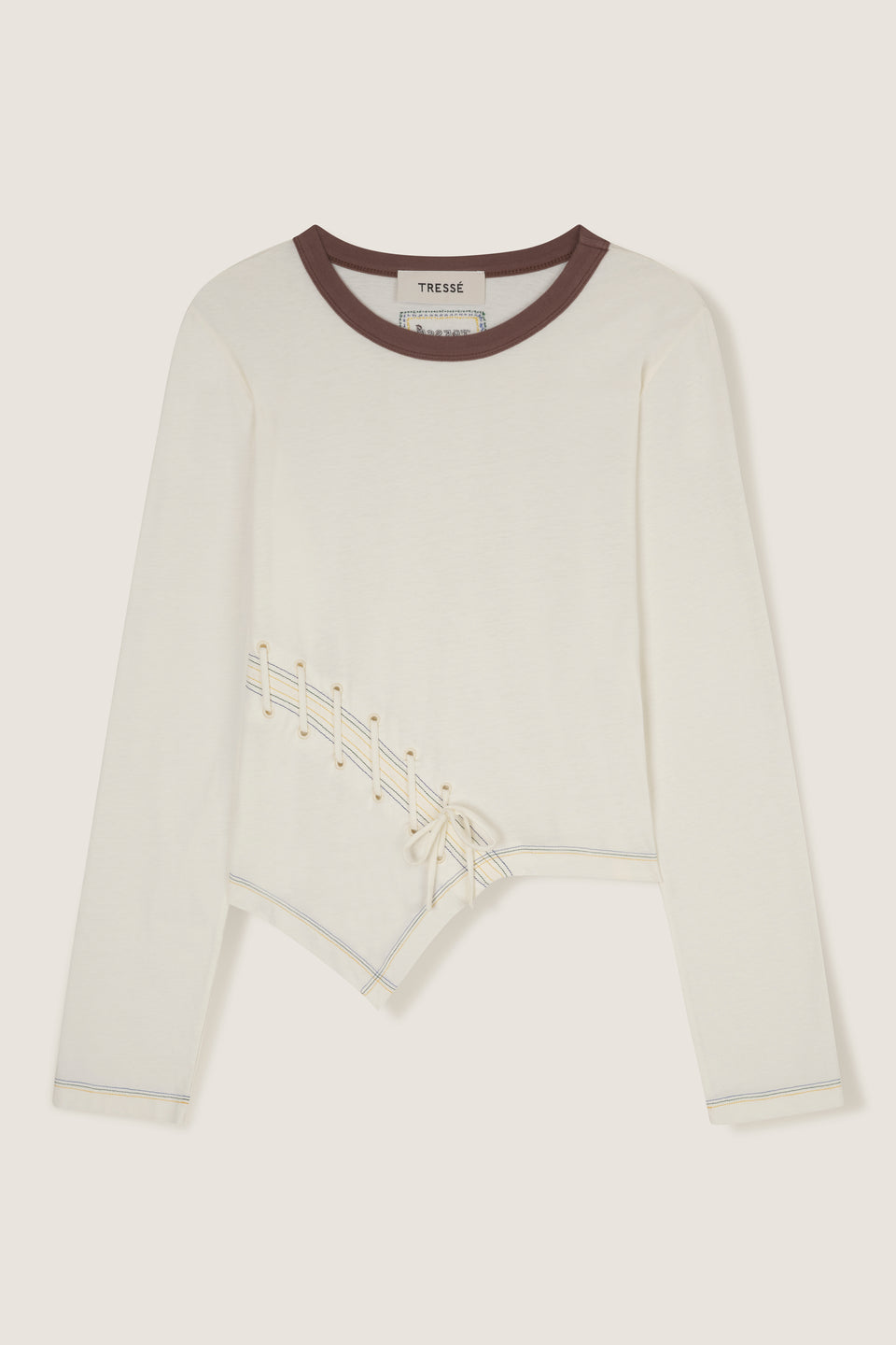 T-shirt à laçage