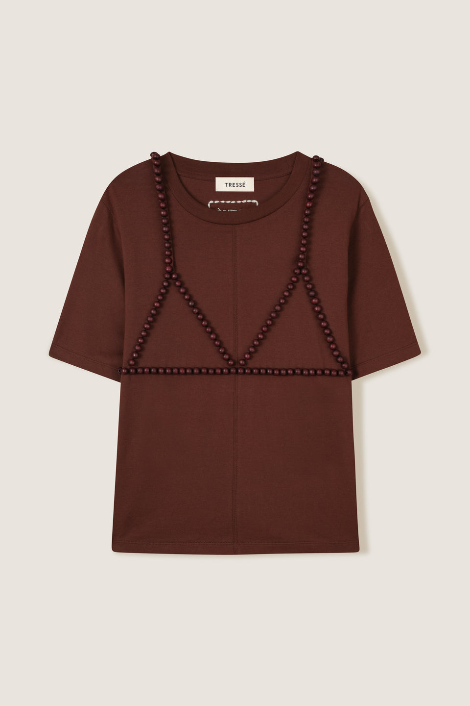 T-shirt à perles