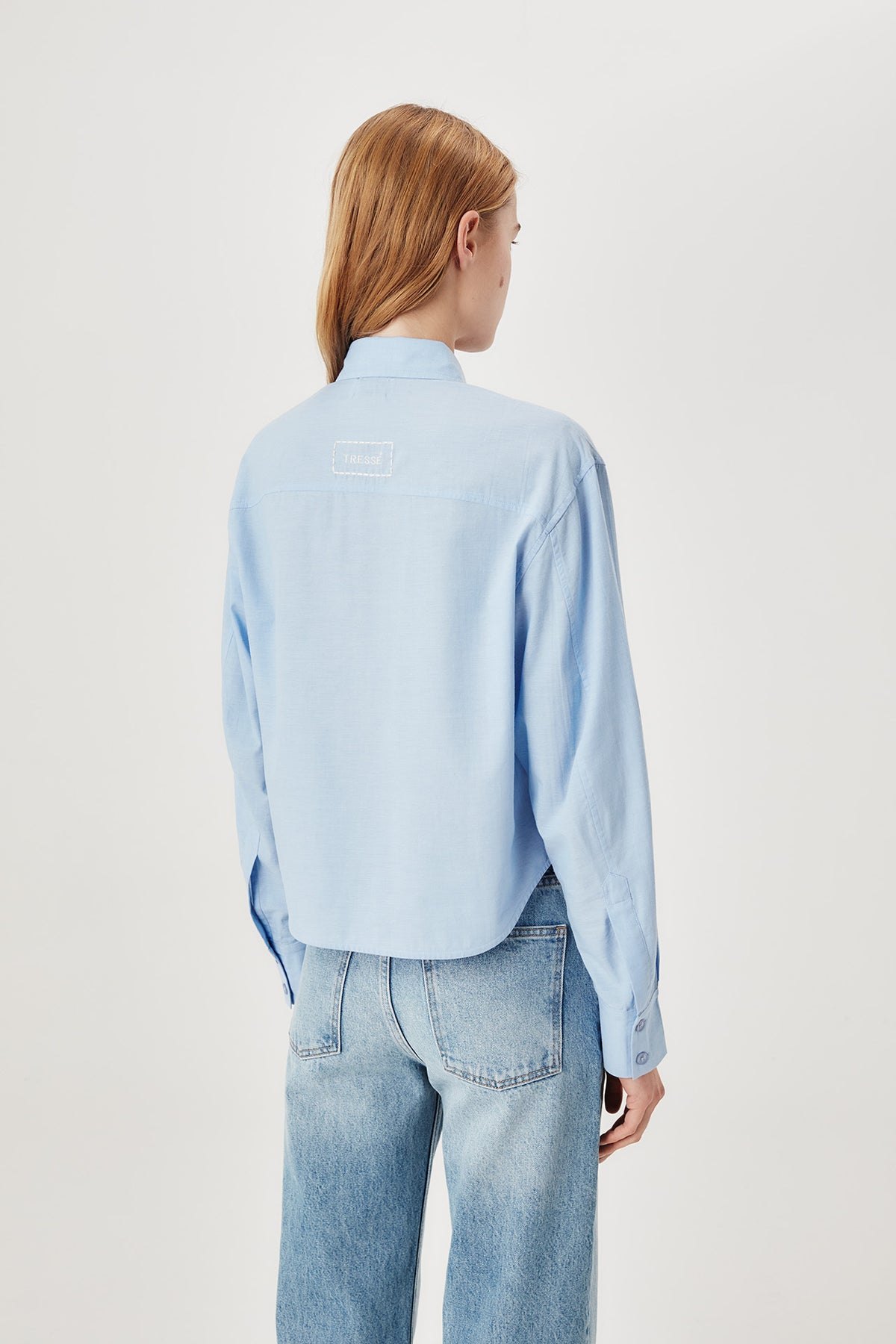 Chemise à soleil en strass brodés