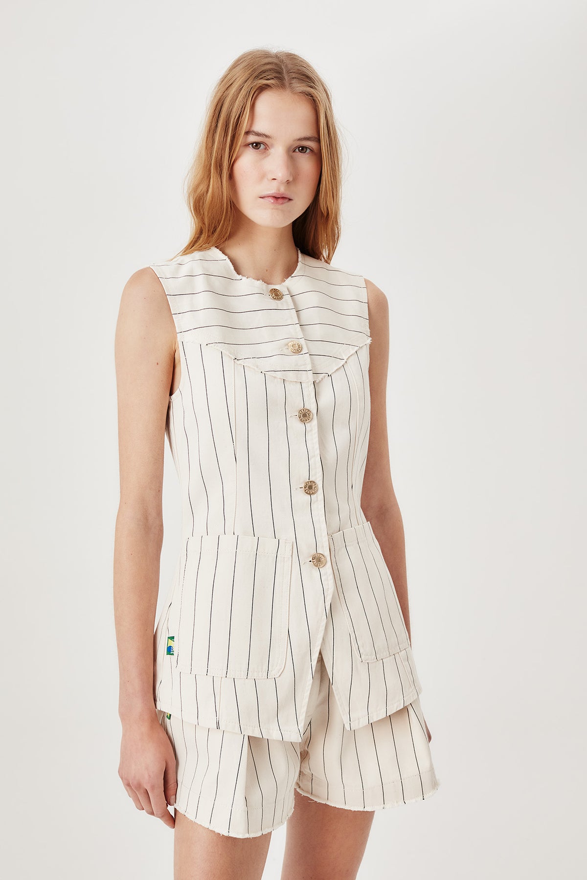 Gestreifter Blazer