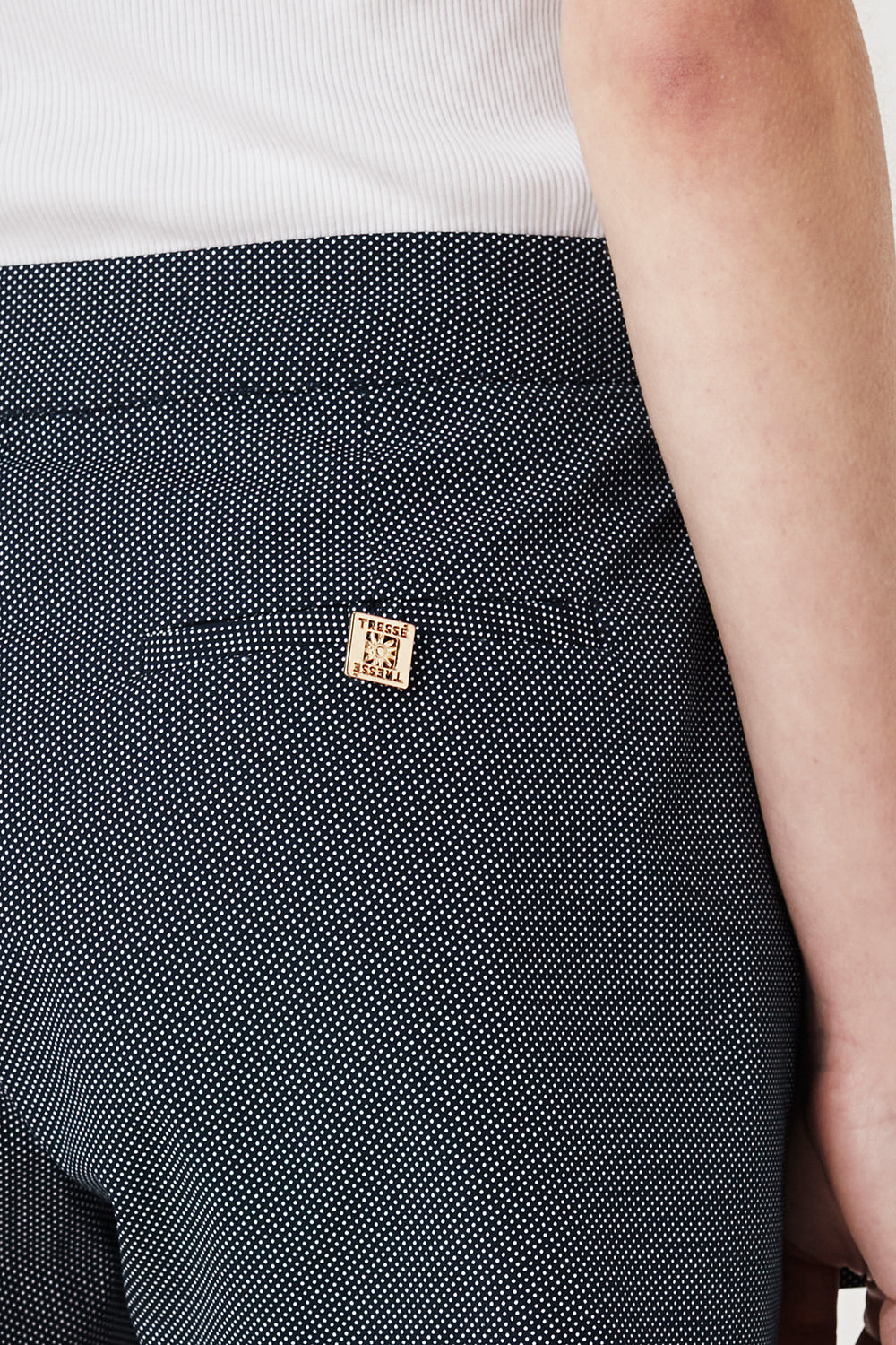 Short court à fronces