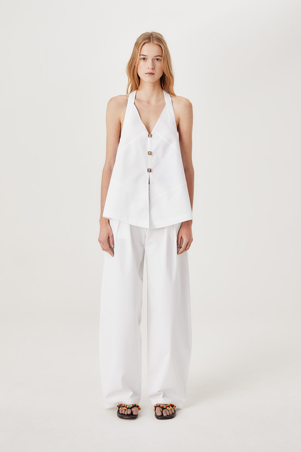 Pantalon ballon en popeline