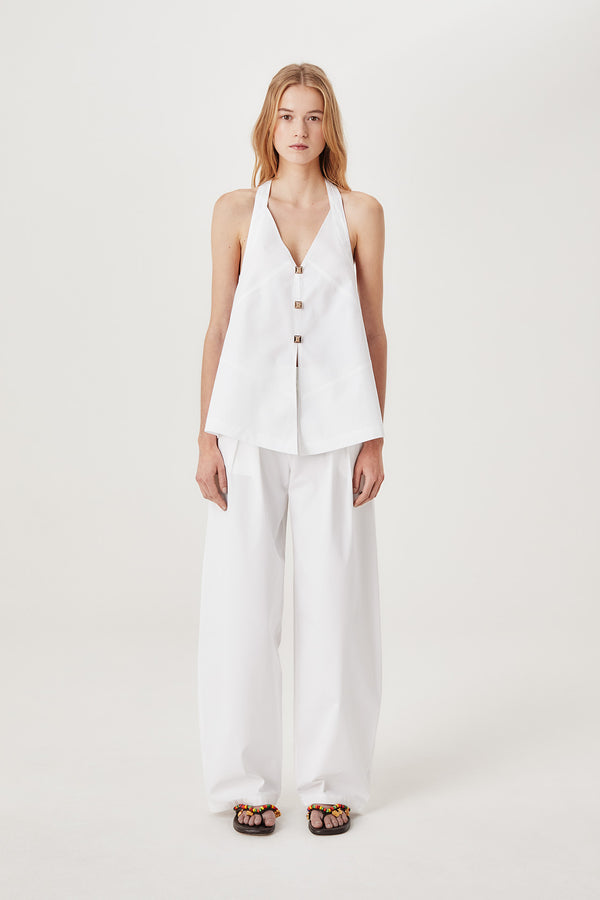 Pantalon ballon en popeline