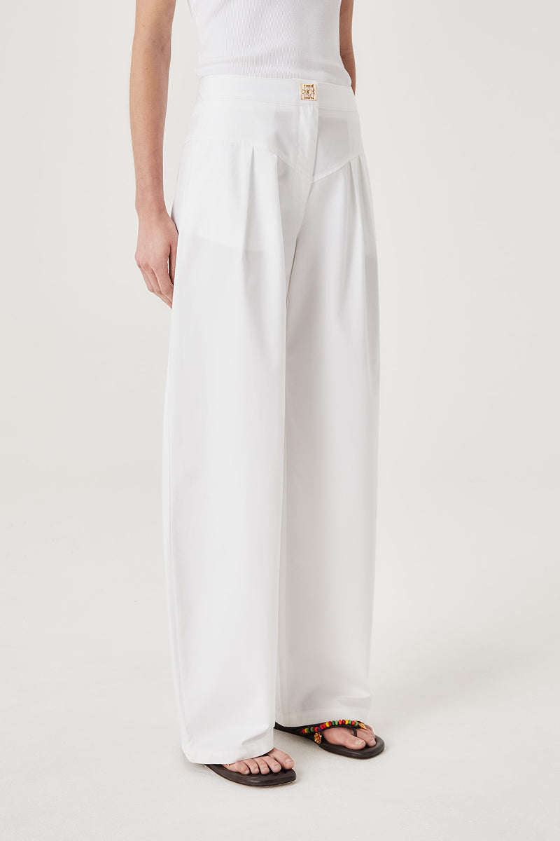 Pantalon ballon en popeline