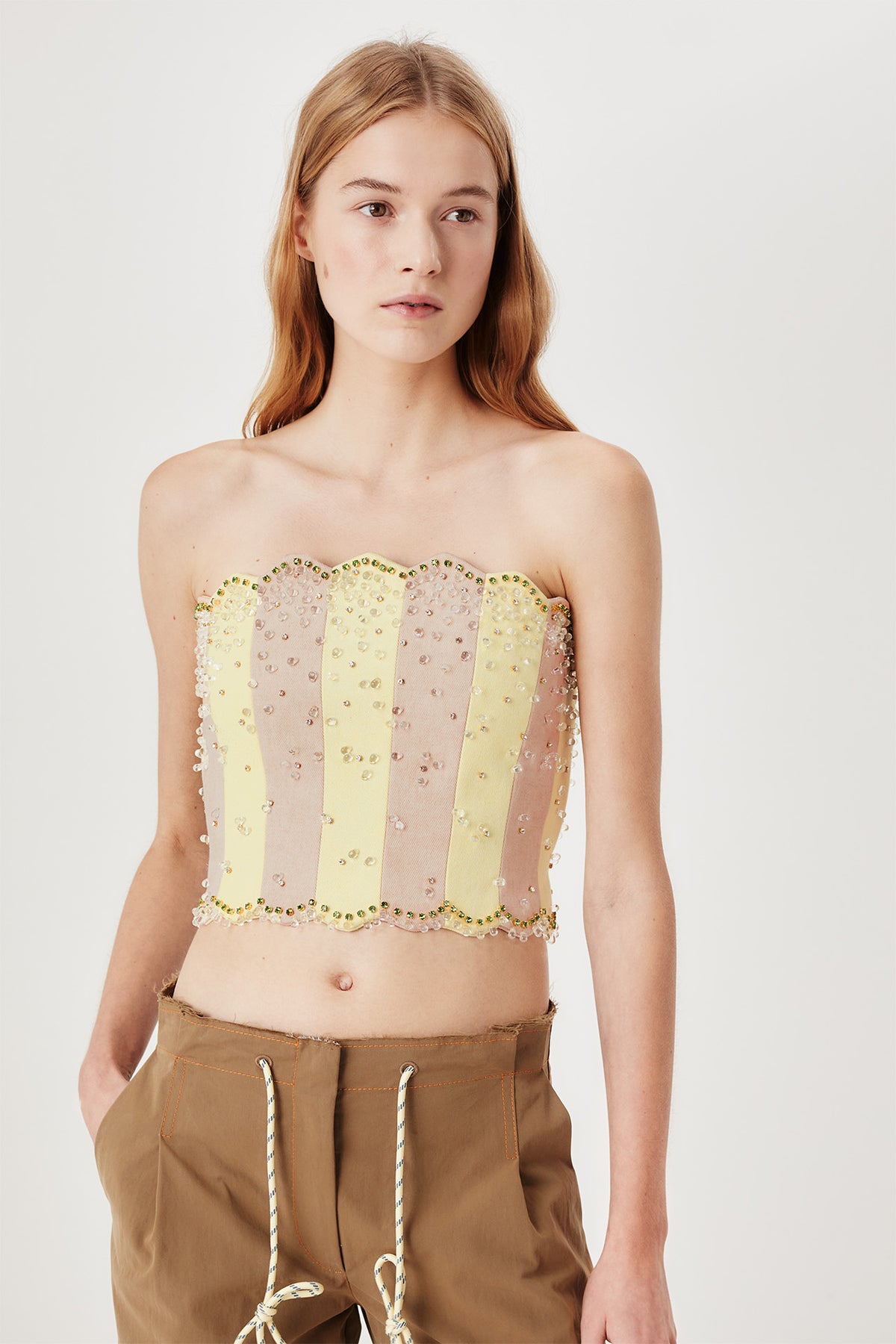 Bustier zum Binden