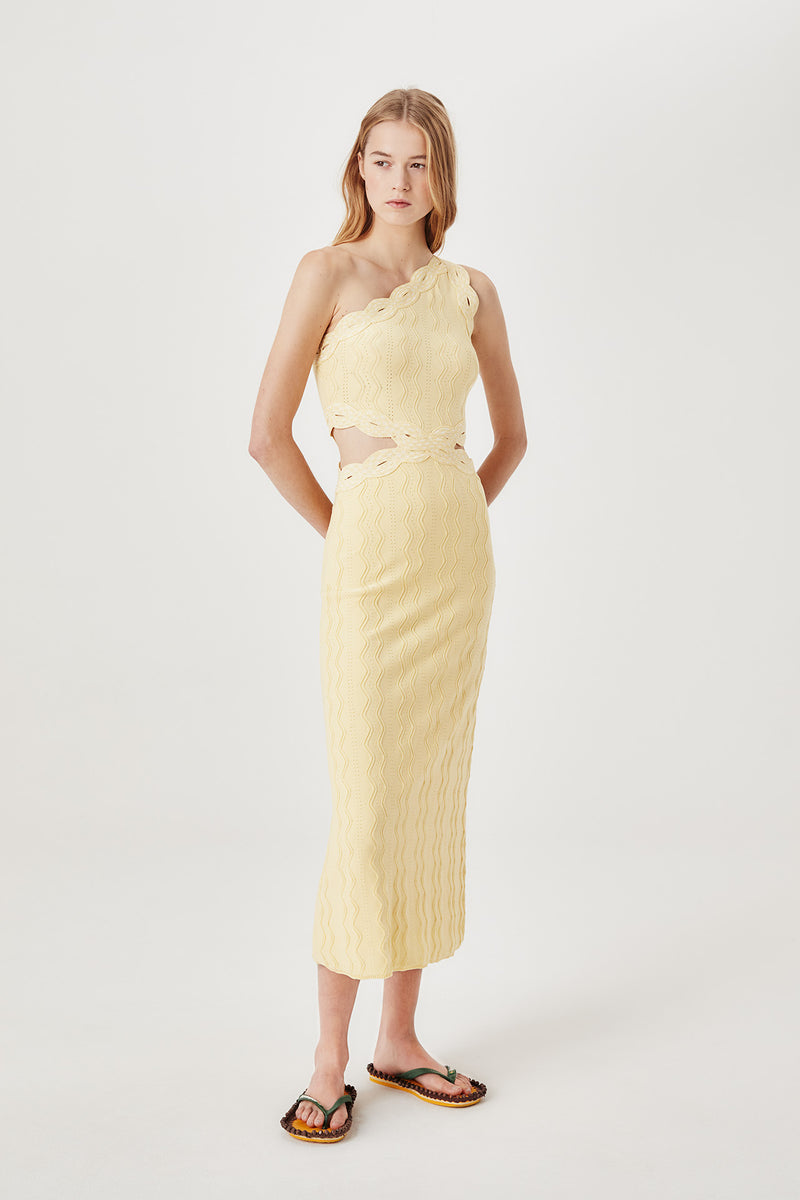 Long knit dress