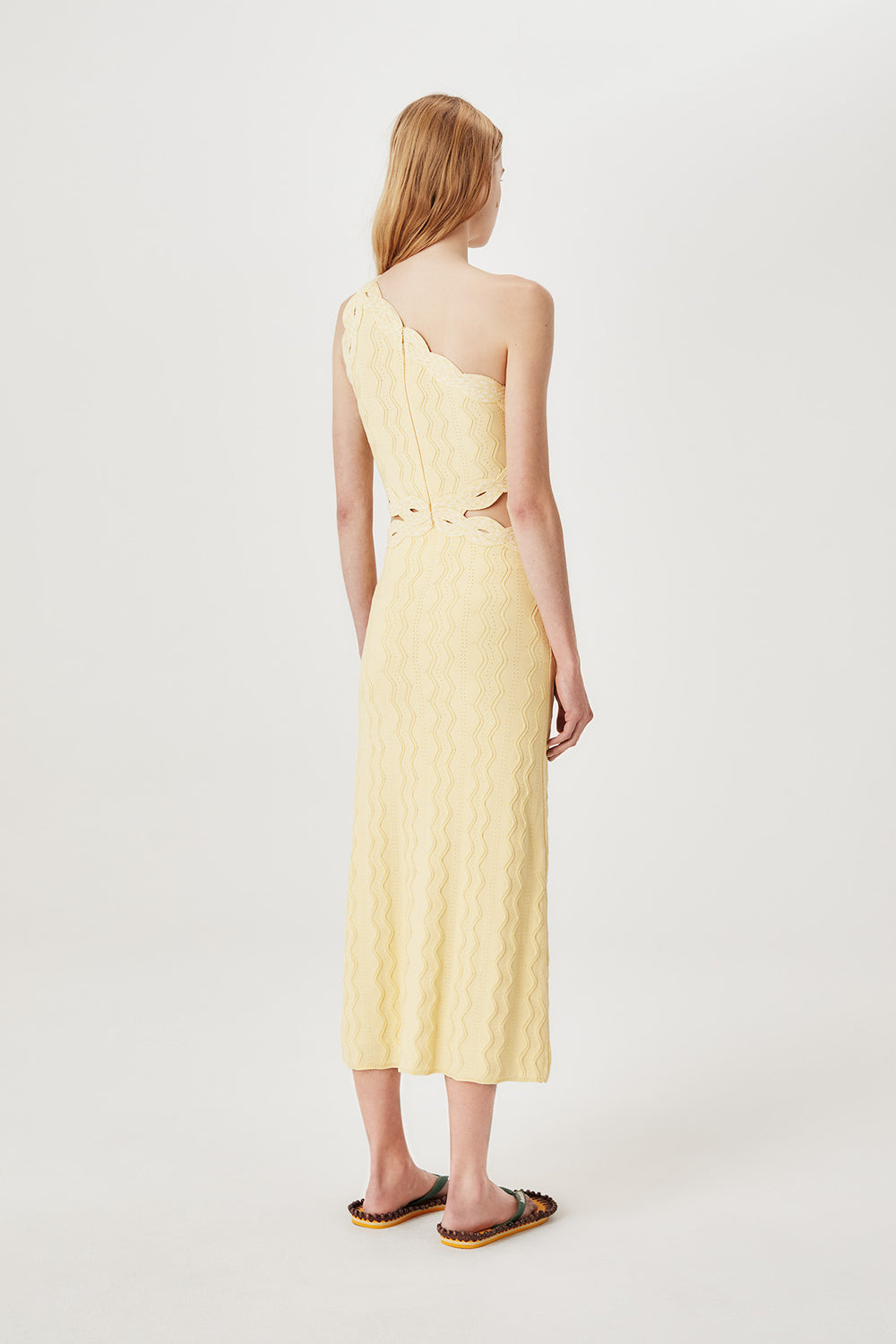 Robe longue en maille