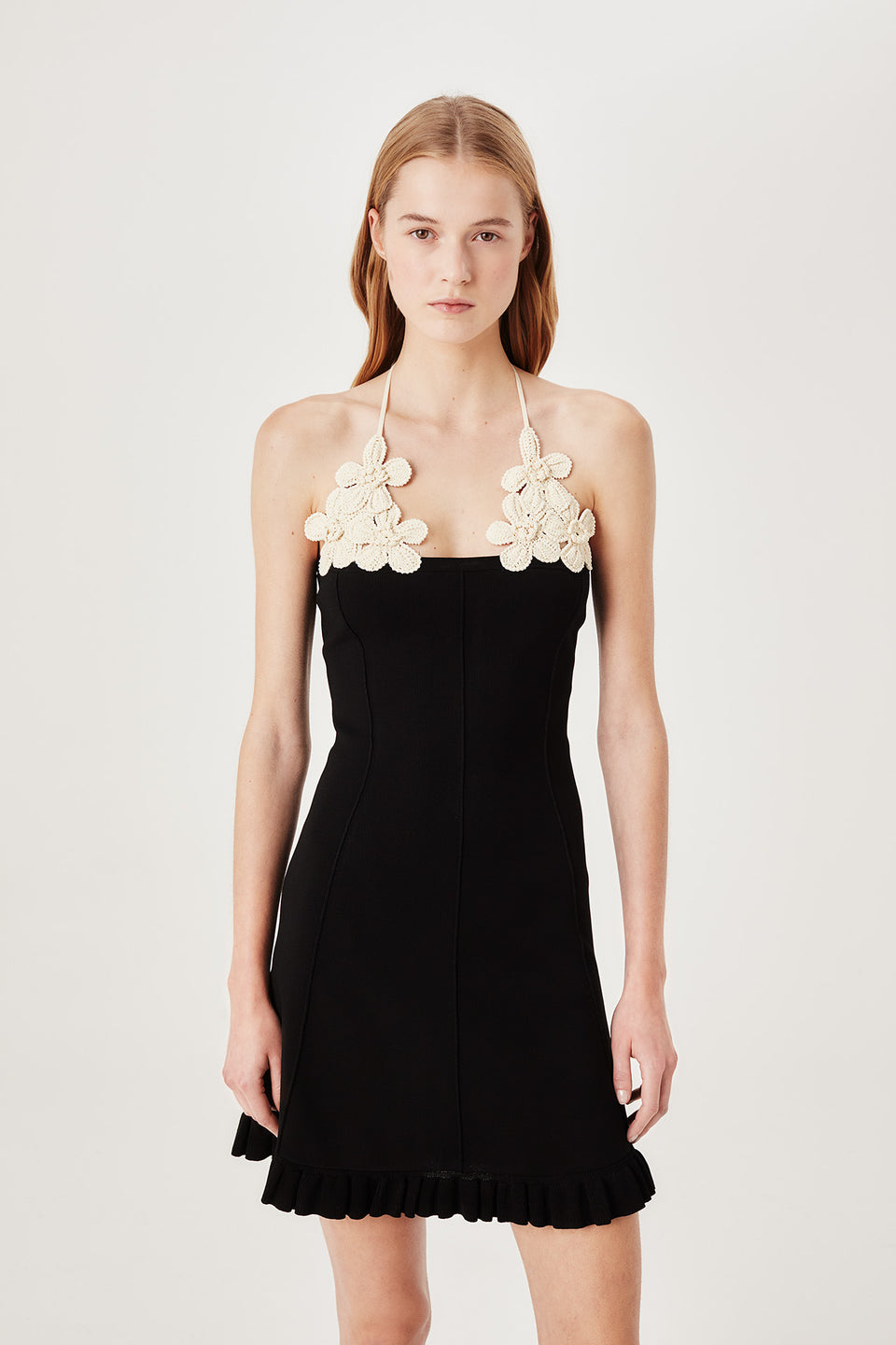 Robe en maille à nouer