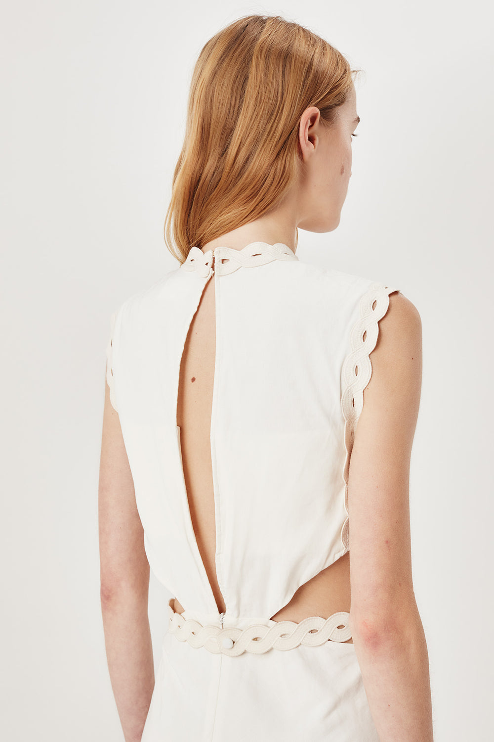 Robe longue à plastron