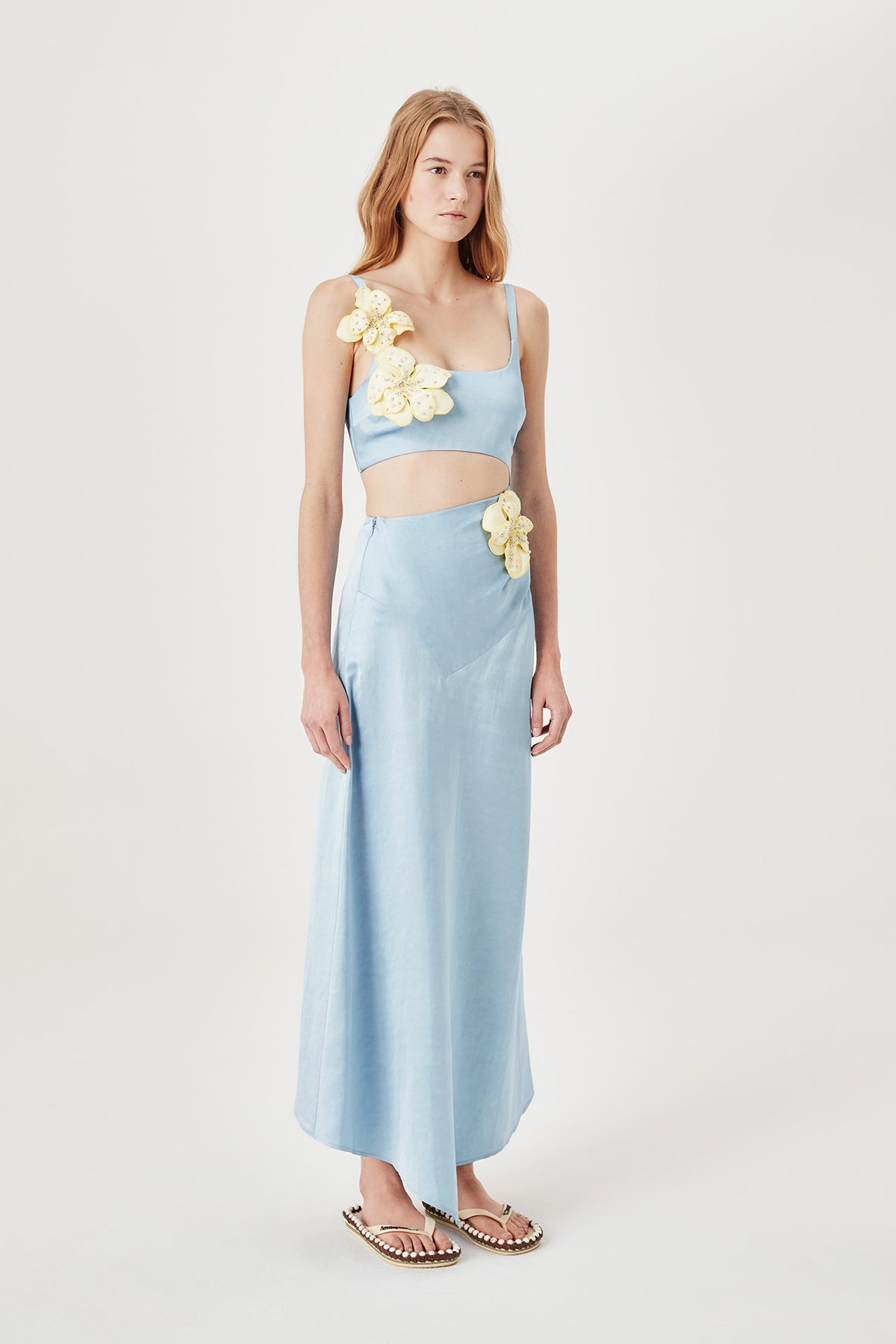 Long floral dress