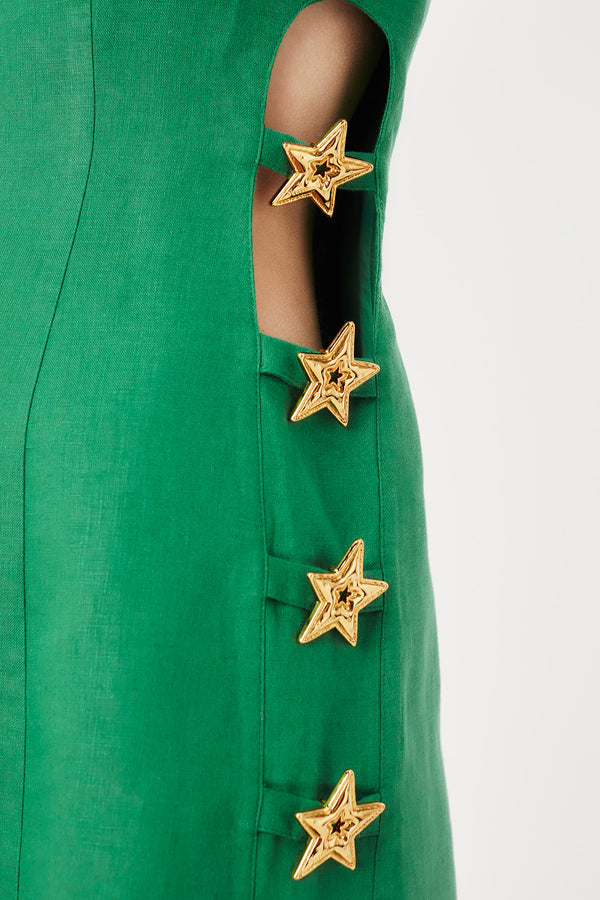 Robe courte à étoiles