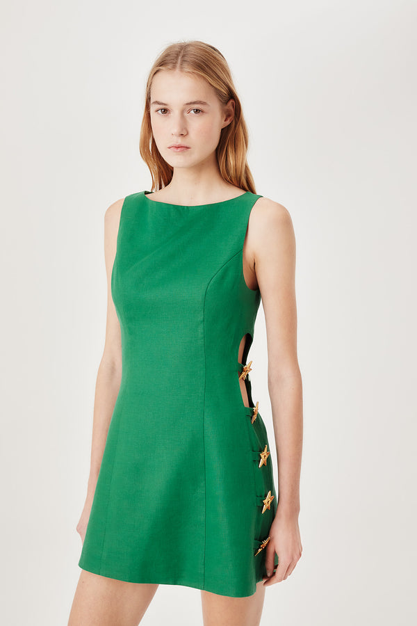 Robe courte à étoiles