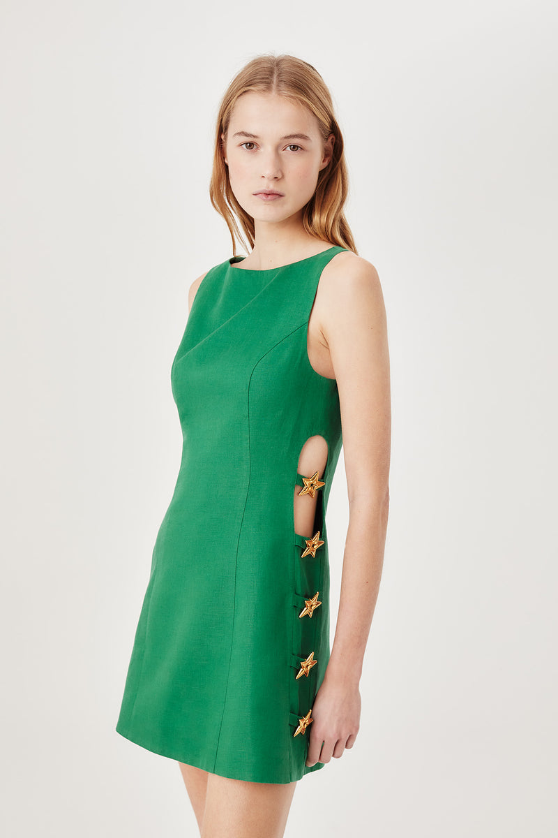 Robe courte à étoiles