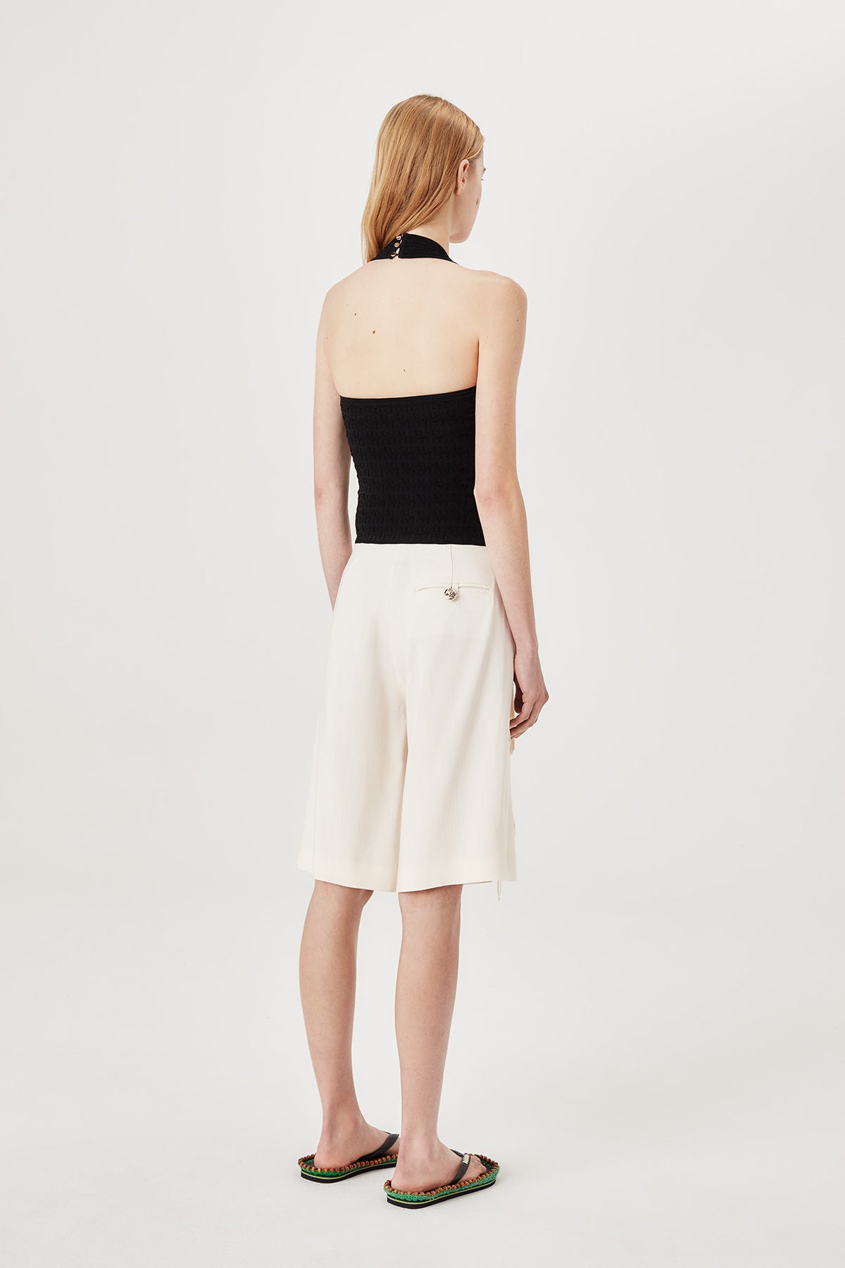 Bermuda shorts with patch pockets