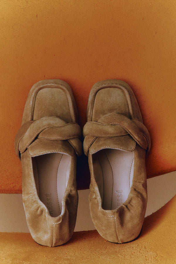 Mocassin en daim