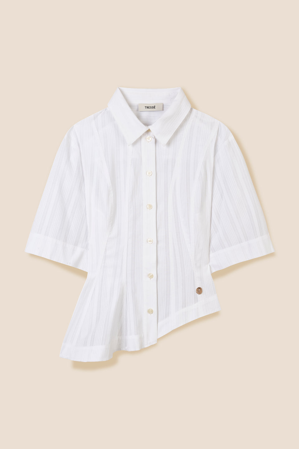 Chemise à découpe asymétrique