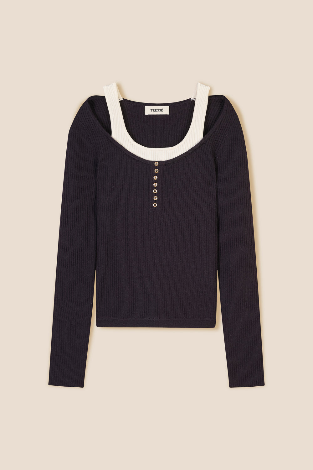 Layered effect top