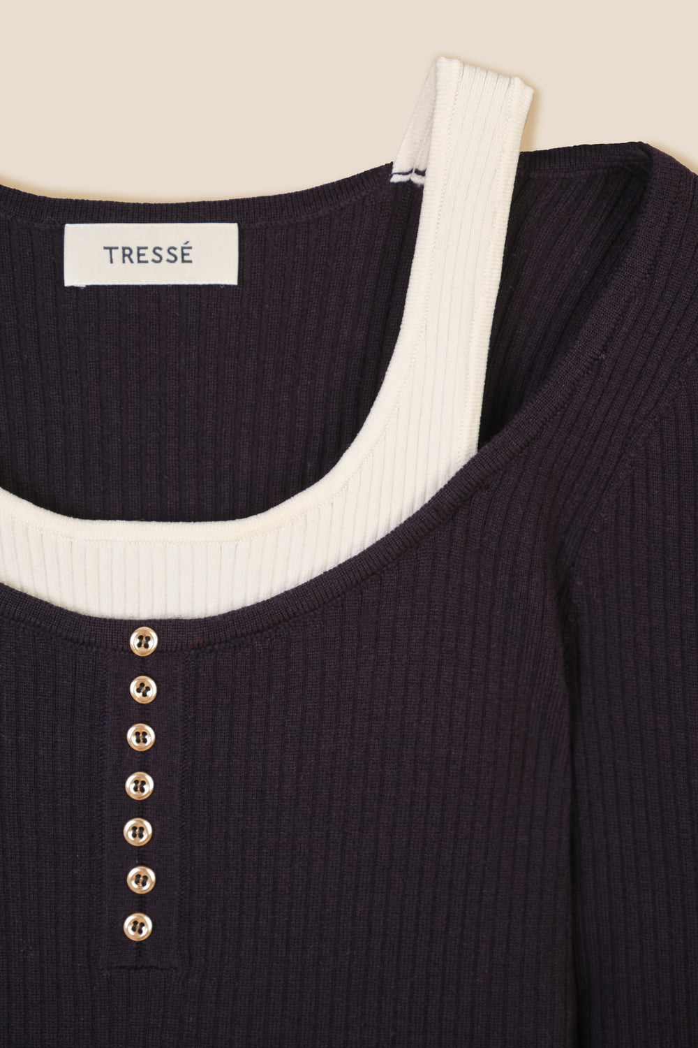Layered effect top