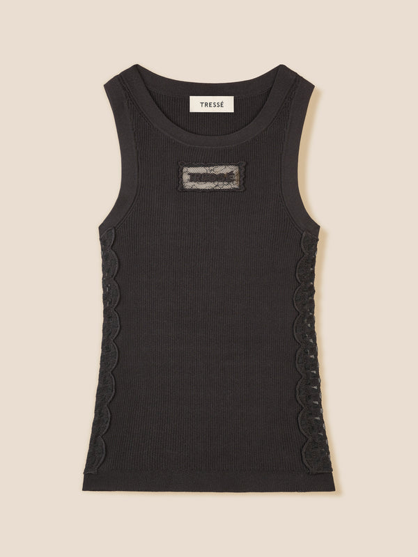 Lace claw top
