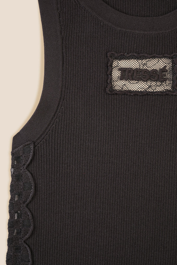 Lace claw top