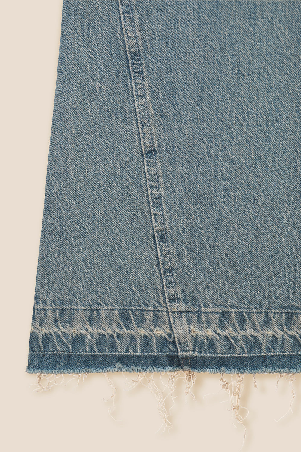Denim with inserts