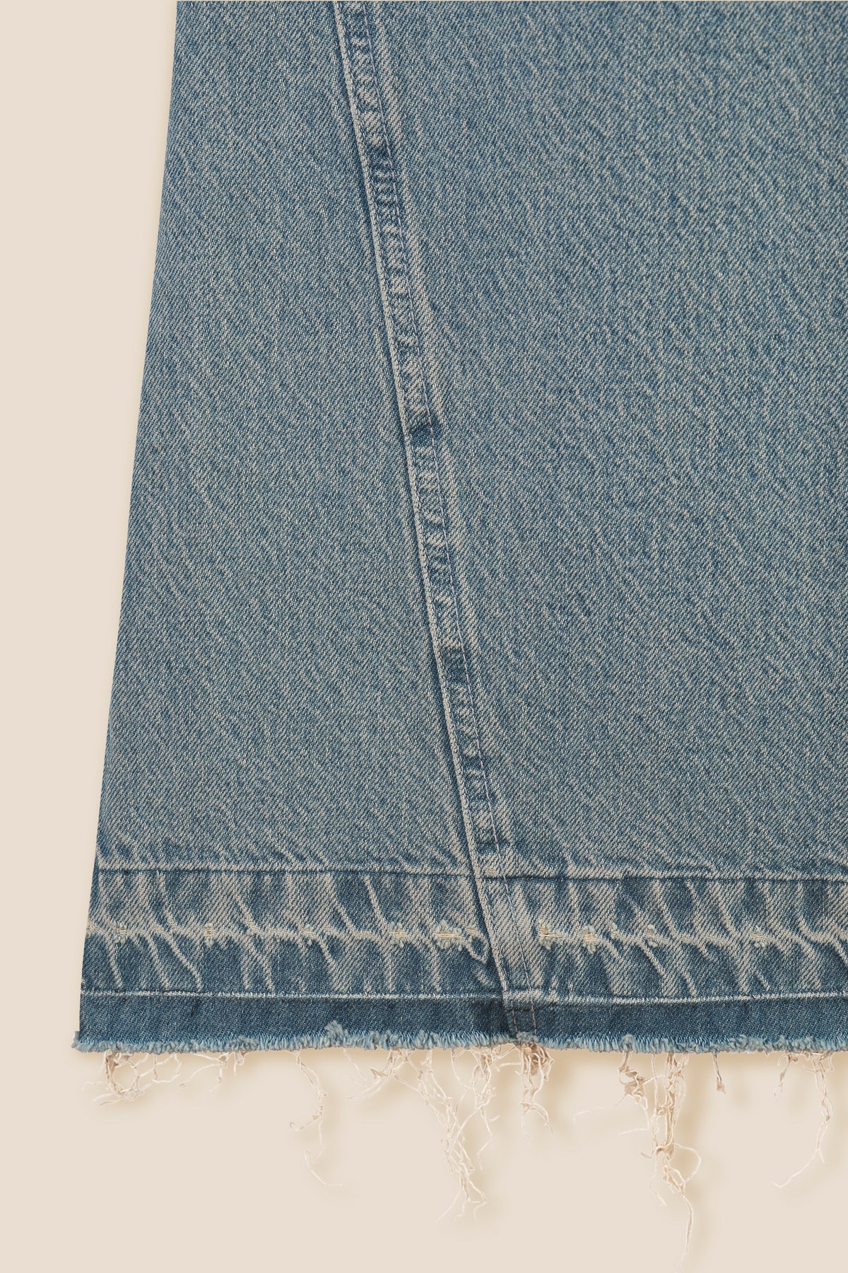 Denim à empiècements