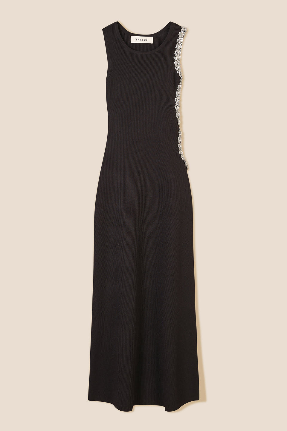 Robe à ouvertures strass