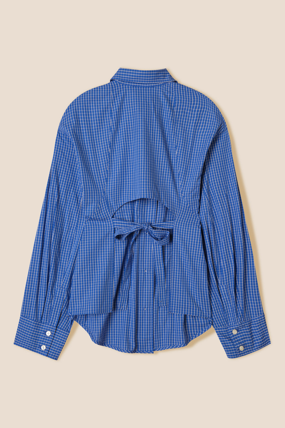 Backless shirt