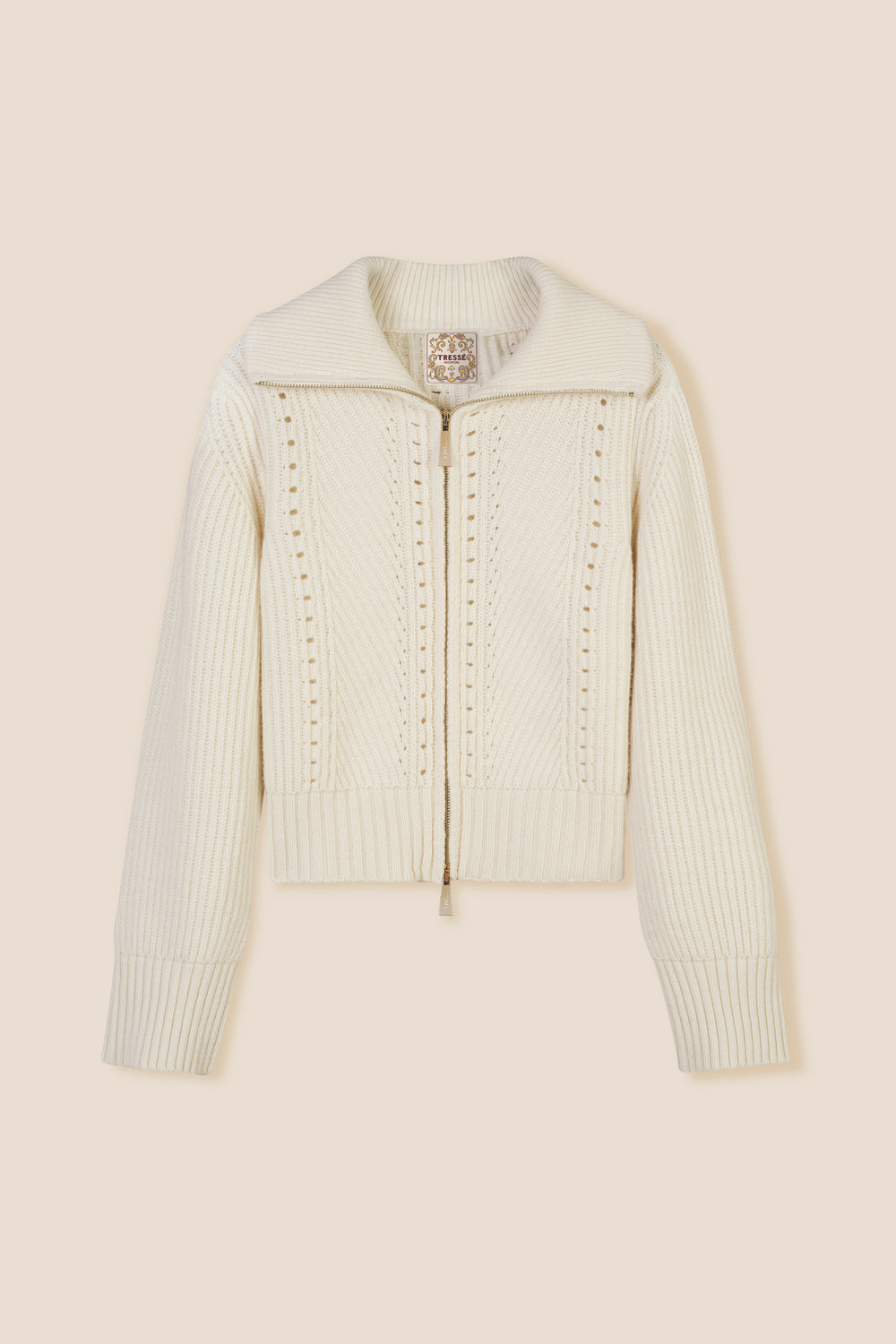 Zipped cardigan